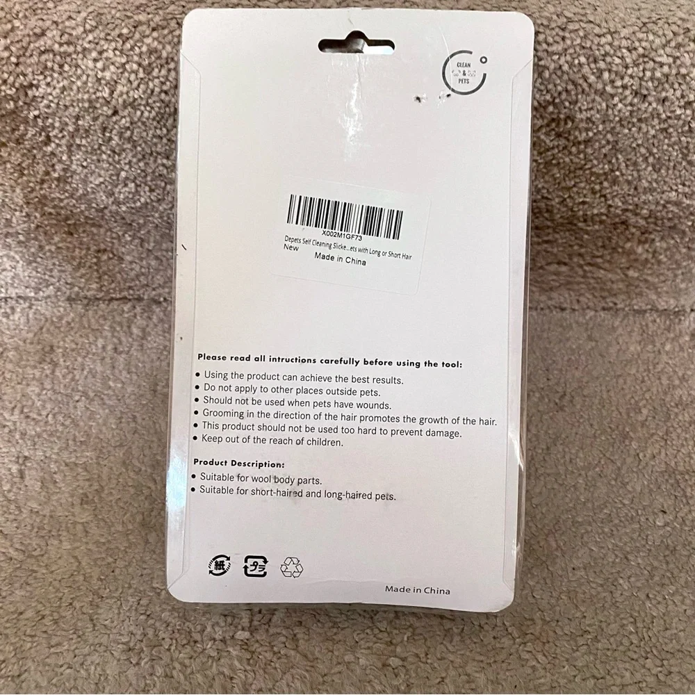 Self Cleaning Slicker Brush